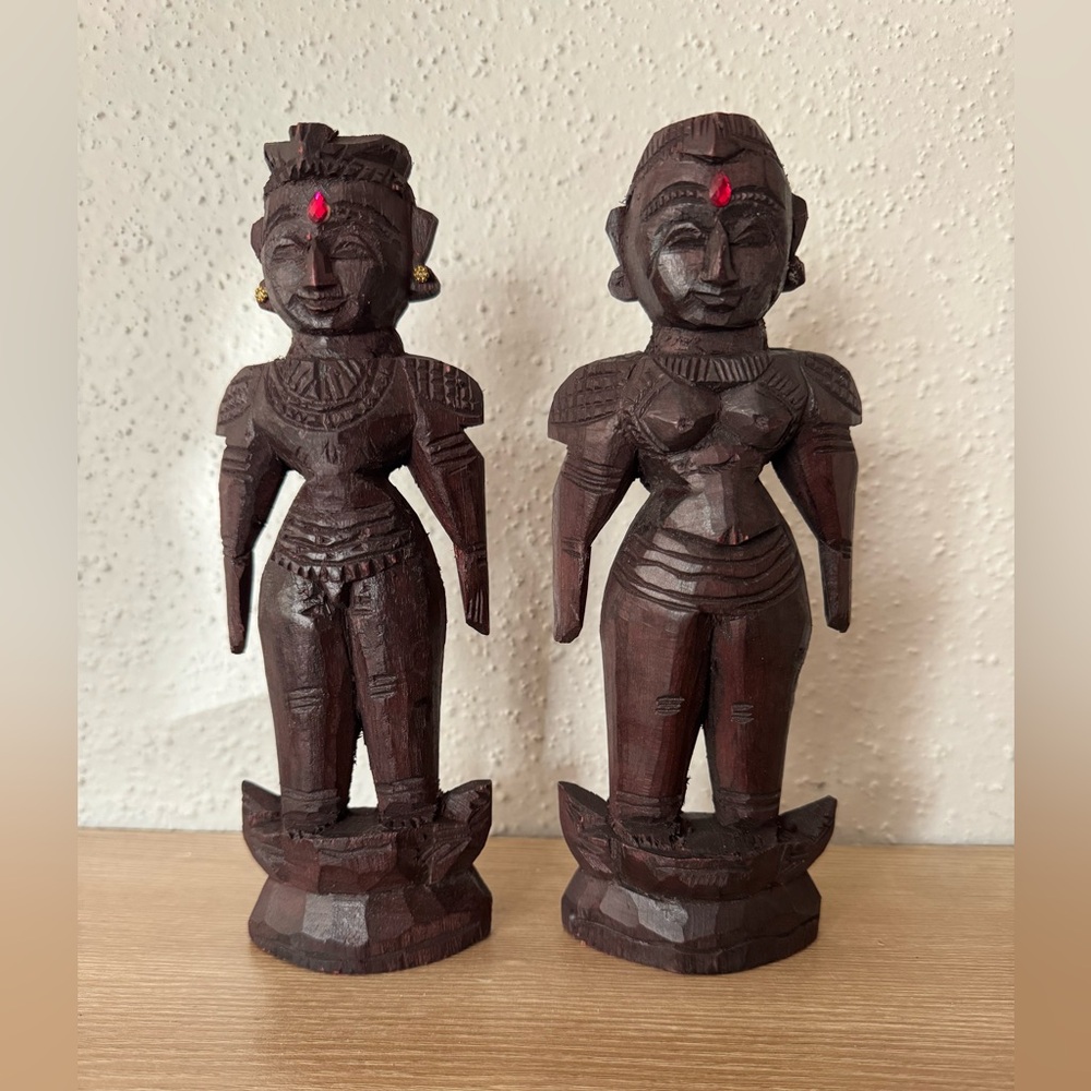 Pair of Marapachi Wooden Dolls